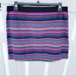 American Eagle Outfitters Striped Mini Skirt - Multicolor